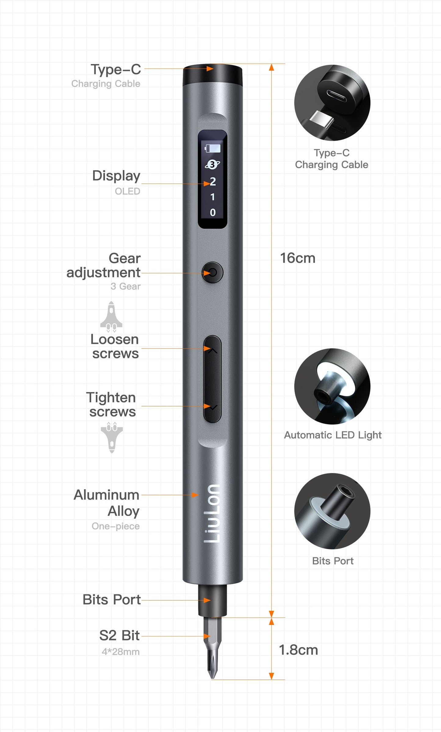 Magnetic Screwdriver Set, Micro Screwdriver Kit