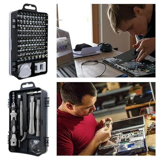 115-in-1 Screwdriver Set – Magnetic Precision Tool Kit for Mobile, PC, Glasses, Laptop, and Digital Watch Repair