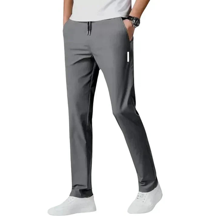 Pack of 3 Offer 😍 Men’s Premium-Quality Stretch Lycra Pants | Black, Blue & Grey